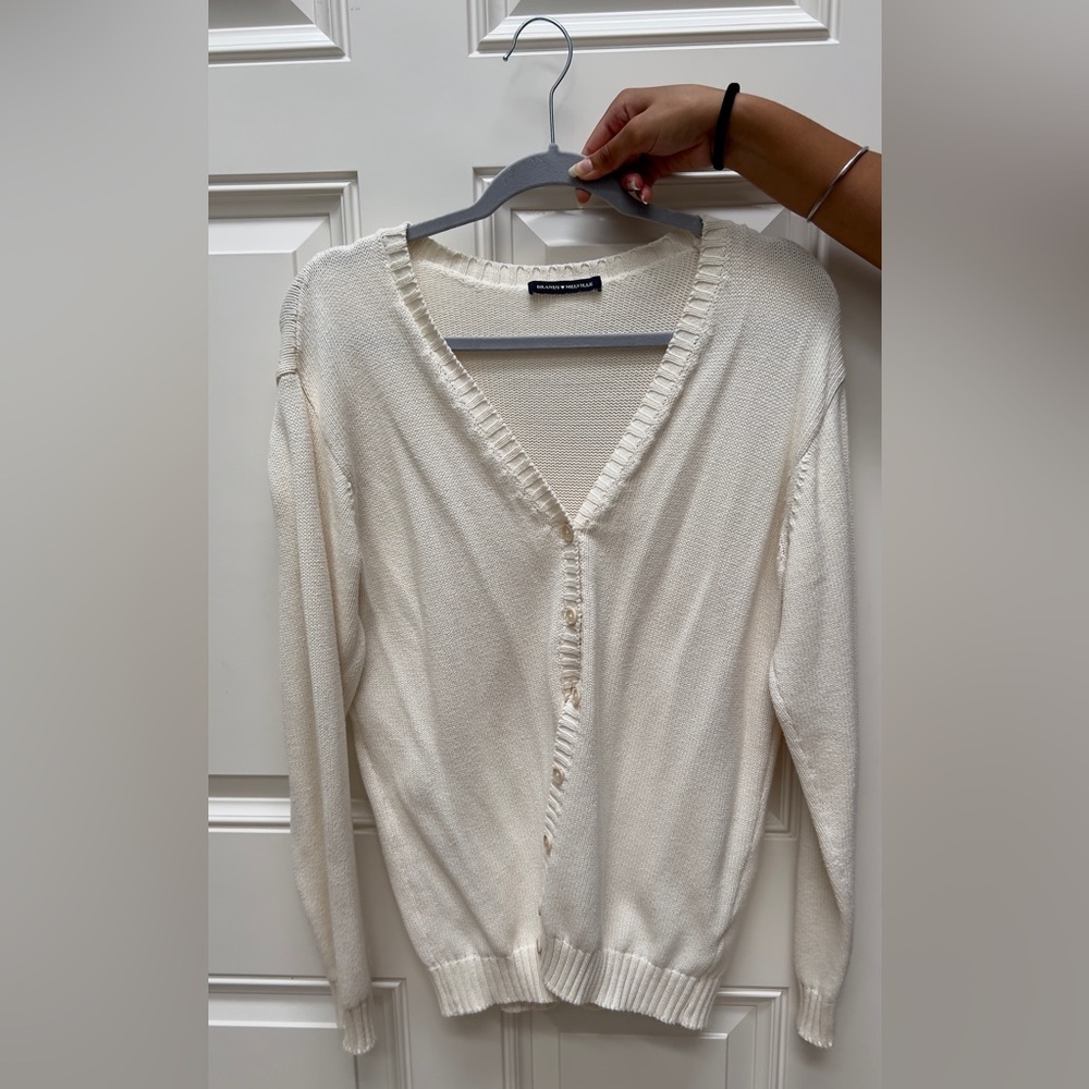 Brandy Melville White Cardigan - New